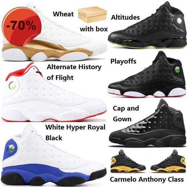 

og basketball shoes sports shoe sneakers high arrival wheat reflection black white 13s men altitude with box 13 gs playground 3m mcs cleat