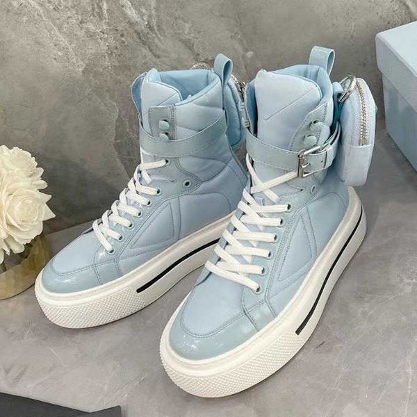 

casual shoes fashion boot dissol shoe head boots black platform canvas women board retro zero purse pocket round 2021 designer prads