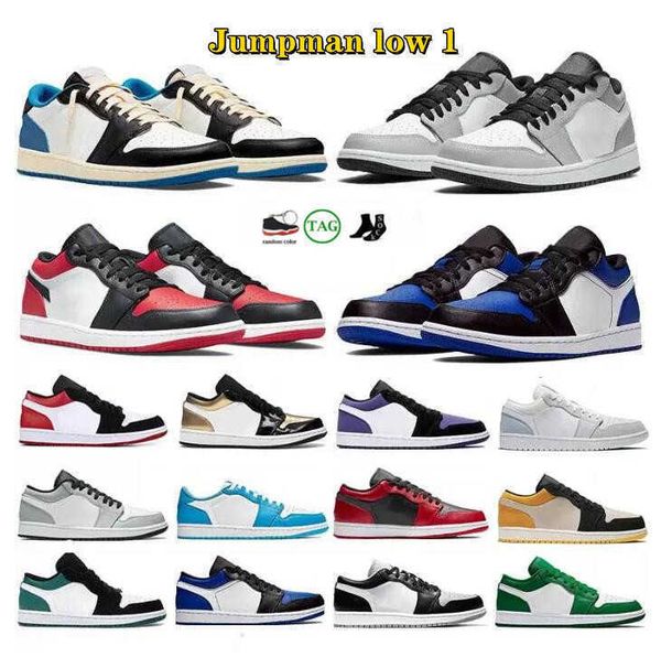 

jumpman 1 low mens basketball shoes 1s sneakers white camo light smoke wolf grey fragment unc panda royal court purple game royal mocha men