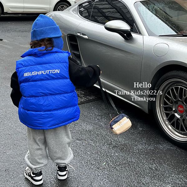 

waistcoat children's vest winter product boys' cotton cladding letter thickened fashion outerwear 411 221125, Camo