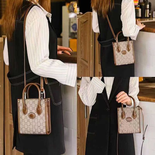 

brand brown small totes shoulder bags for women mini crossbody handbags long straps luxurious designer girl purses ladies cross body
