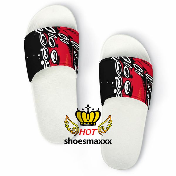 

2022 slippers designer slippers sandal slides sneaker indoor l beach men and women summer st18, Black