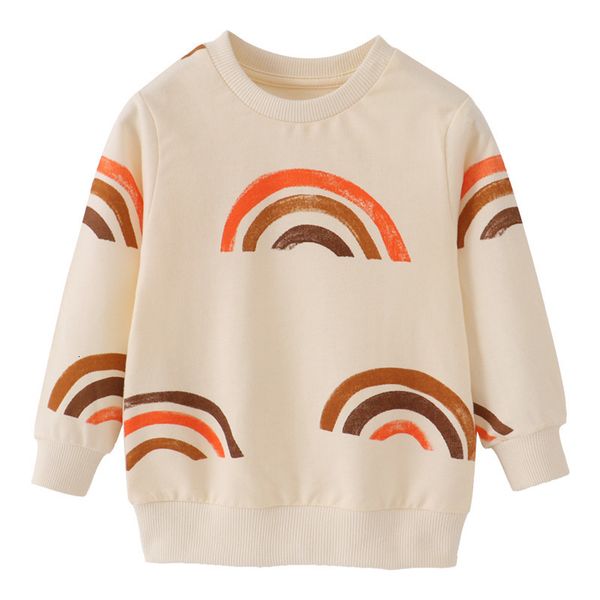 

pullover jumping meters children's sweatshirts for autumn spring rainbow kids clothes toddler hooded shirts sport 221128, Blue