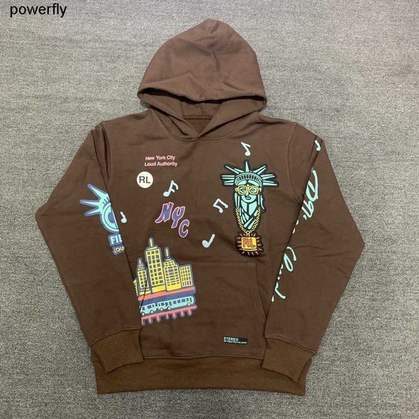 

men's hoodies designer sweatshirts hoodies travis embossed hoodie foam graffiti sweater fashion streetwear hoodie, Black