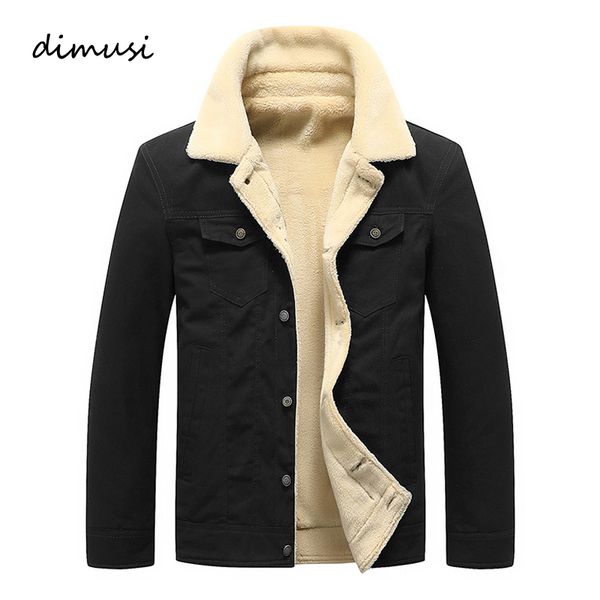 

men's jackets dimusi winter bomber casual outwear fleece thick warm fashion army military baseball coats mens clothing 221124, Black;brown