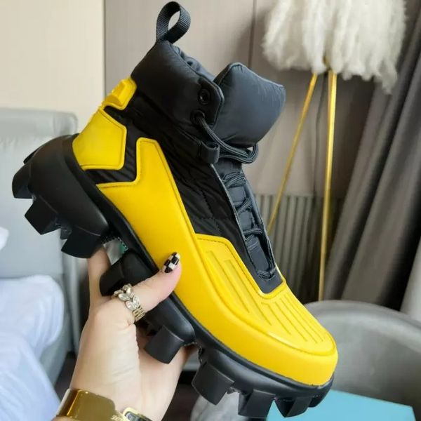 

quality designer shoes luxury men women cloudbust thunder sneakers platform shoes high op lace-up casual shoe white black