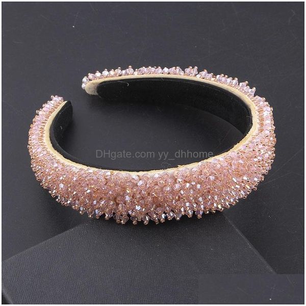 

headbands fashion crystal headbands women pearl tassel hair hoop casual accessories headdress drop delivery jewelry hairjewelry dhqu0, Silver