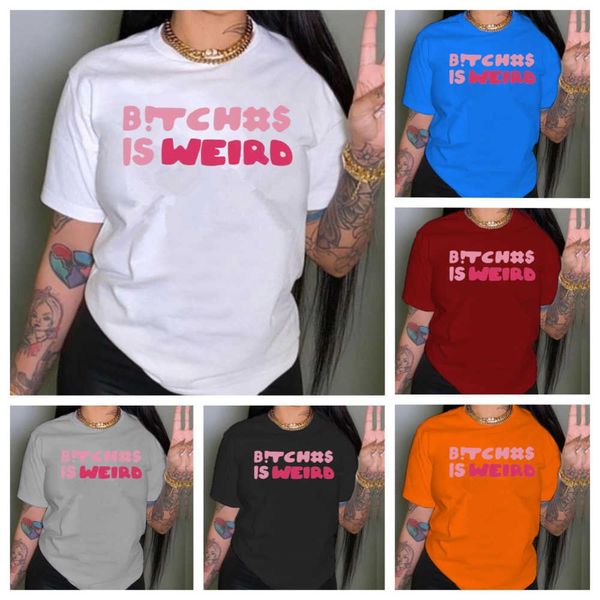 

2023 womens t-shirt crop tank round neck short sleeve letter print t shirt fashion streetwear women clothes s-5xl, White