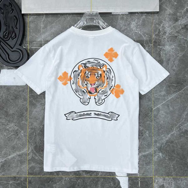 

men's luxury fashion t shirt brand tees men women sanskrit letter short sleeve horseshoe couple t-shirts designer polos tshirts cross, White;black