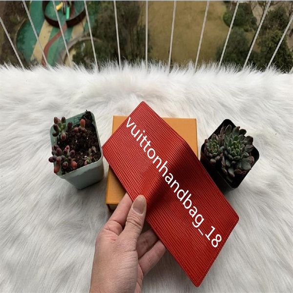 

luxury leather wallets fashion designer wallets retro handbag for men classic card holders coin purse famous clutch wallet207e, Red;black