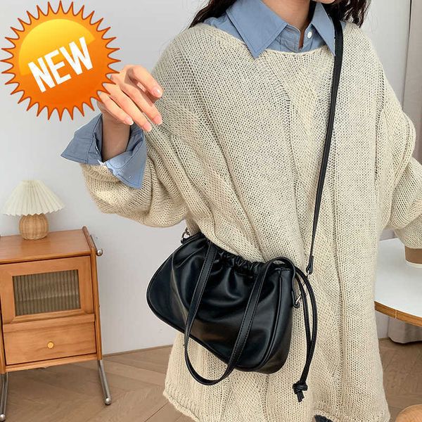 

luxury designer bags the new ins messenger is a versatile shoulder for women fashionable pleated triumphal arch armpit soft cloud factory di
