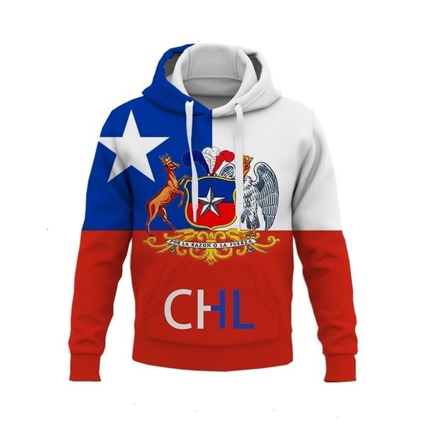 

women's hoodies sweatshirts men hoodie chile patriot series flag loose sweatshirt cool streetwear harajuku style kids pullover oversize, Black