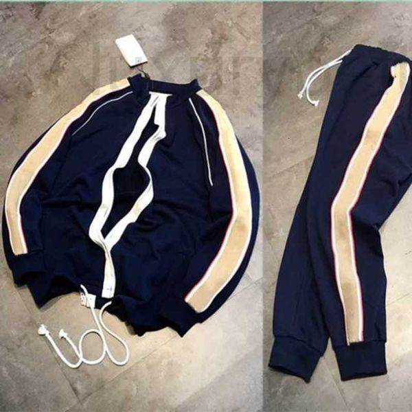 

men's tracksuits designer fashion luxury brand women hooded jackets pants suits mens hiphop style clothing set autumn esu4, Gray