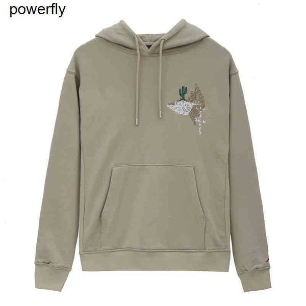 

men's hoodies sweatshirts designer mens hoodie travis foam printed panel coat pullover streetwear hooded, Black
