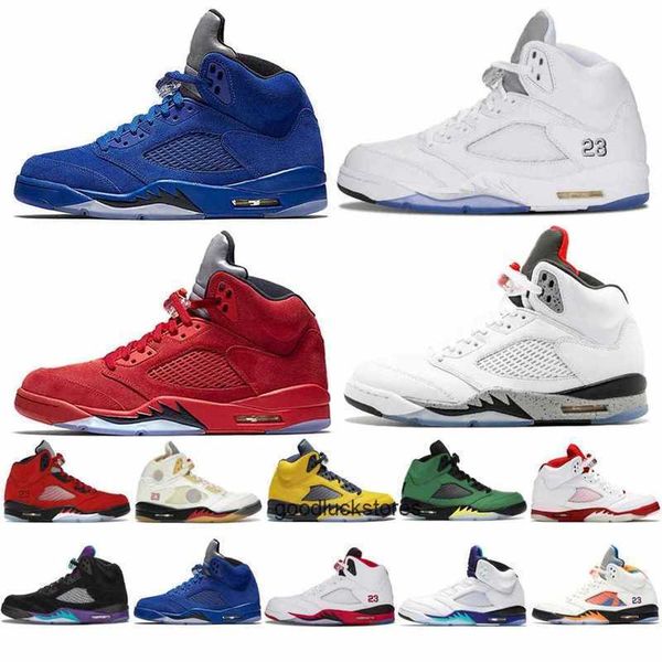 

jumpman 5 what the alternate bel basketball shoes 5s men's sneakers white sail fire red silver tongue island green 3 trainers sports