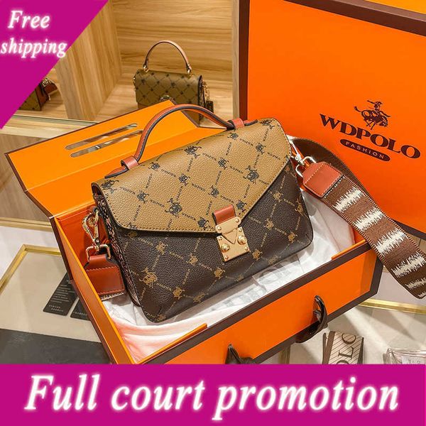 

luxury designer bags wdpolo brand women's bag old flower handheld one shoulder crossbody chain small square 2022-25
