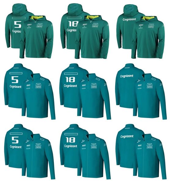 

f1 team clothing custom fans racing sweater men's long sleeve zipper racing coat