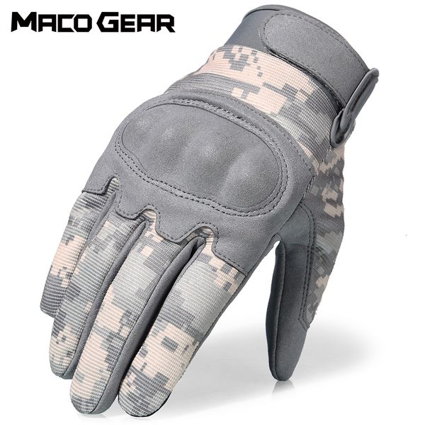 

five fingers gloves tactical touch screen road bike cycling men army training skiing work shooting rid sports motorcycle full finger mittens, Blue;gray