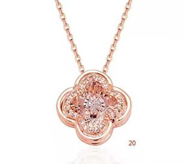 

pendant s straight fashion smart clover natural south africa real diamond women's earth necklace, Silver