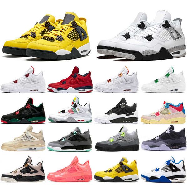 

basketball shoes outdoor sports trainer 4s cavs court purple women mens sneaker what the 4 men, Black