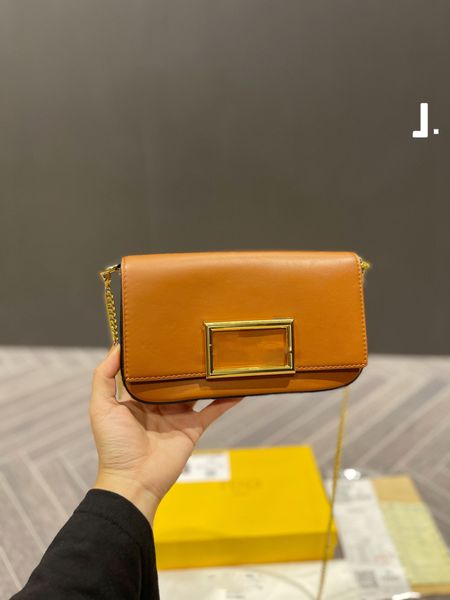 

luxury tote brand shoulder bag crossbody handbag genuine leather cattlehide designer messenger bags 5a quality gold chain 21cm cluth