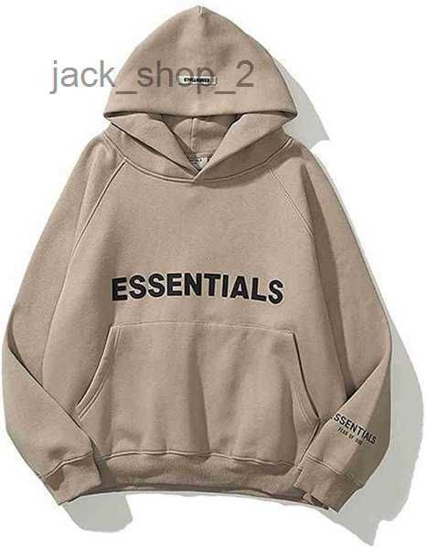 

men's hoodies sweatshirts hip hop fera of god fashion brand essentials fog sweater large couple and women's embroidered hoodie plu, Black