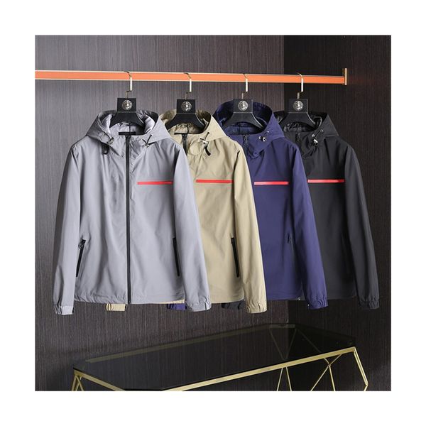 

luxury designers men's jacket hoodies sweatshirts outerwear coats spring autumn zipper long-sleeved hooded fashion leisure mens women w, Black;brown