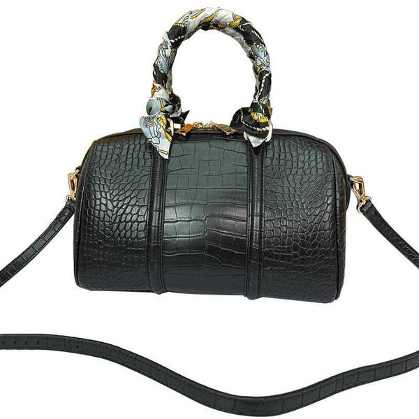 

pillow prad designer bag women handbags purses one shoulder crossbody crocodile leather bags lady 4 colors tote size 30cm