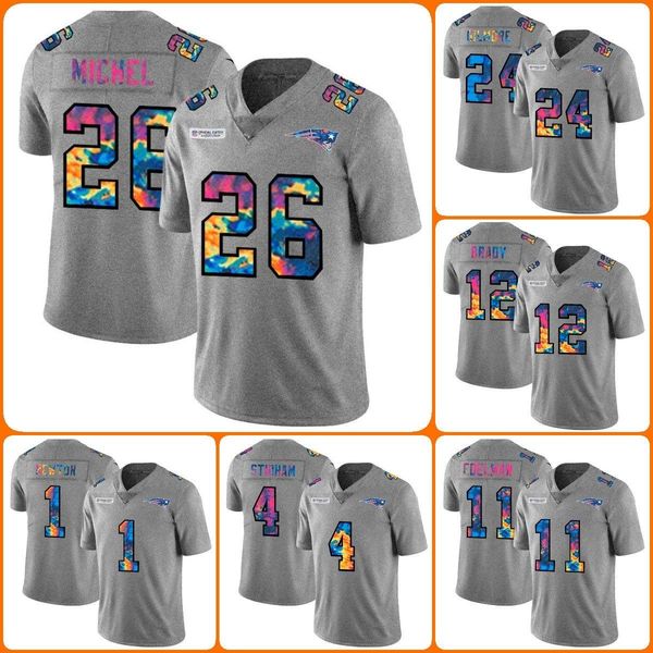 

jersey wholesale custom new england''patriots''men #11 julian edelman 1 cam newton 26 sony miche''nfl'&#0, Black