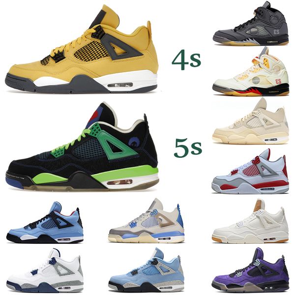 

trainers doernbecher basketball shoes jumpman 4 5 fire red sail pink black canvas taupe haze midnight navy red thunder black cat with box 5s