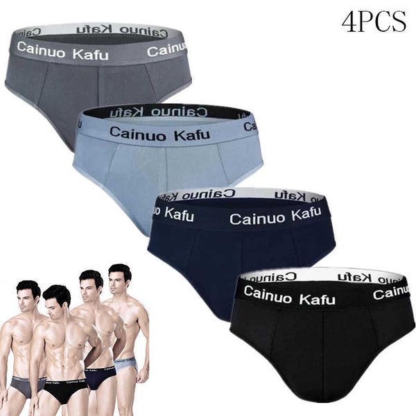 

men's cotton underwear large l 5xl elastic comfortable design 4 pieces, Black;white