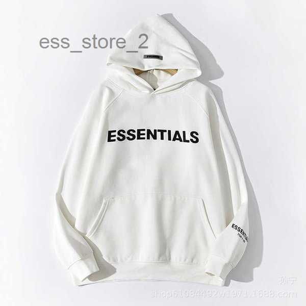 

men's hoodies sweatshirts 2022 jacket feal of god fog essentials double track high street wide american hooded sweater fashion 22, Black