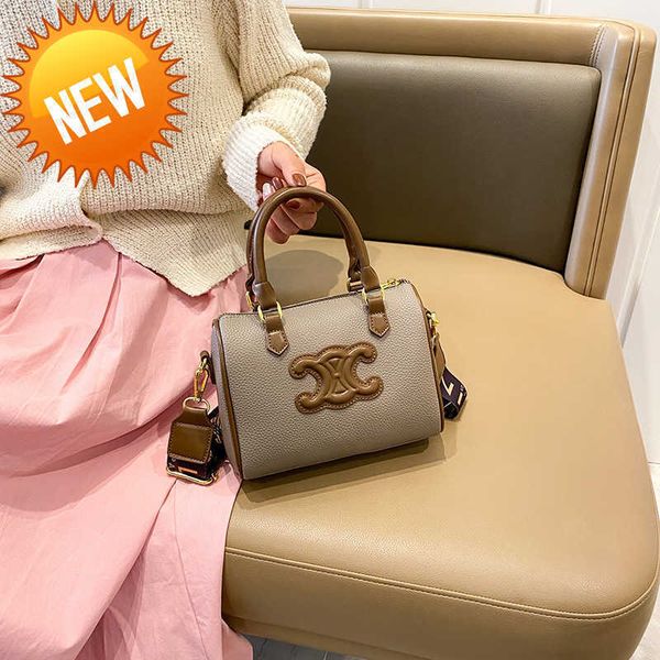 

luxury designer bags 2023 new triumphal arch handbag shoulder bag pillow lizhi pattern color contrast design advanced western style bucket f