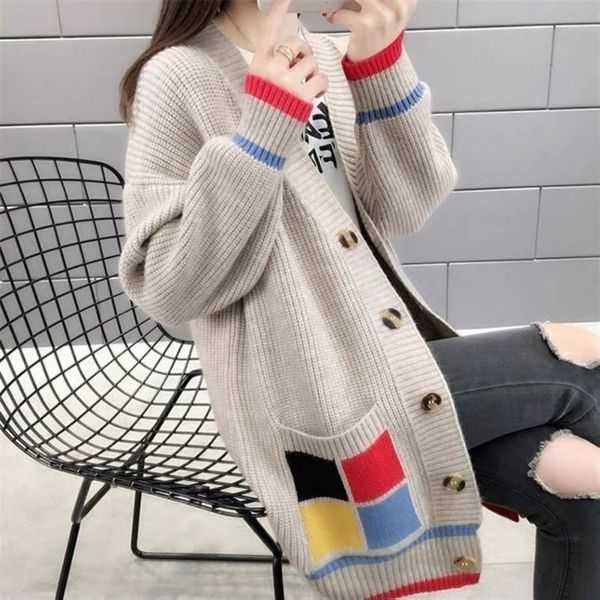 

women s knits tees cashmere cardigans woman fashion aesthetic luxury designer korean vintage winter trend sweaters cardigan for women 22112, White