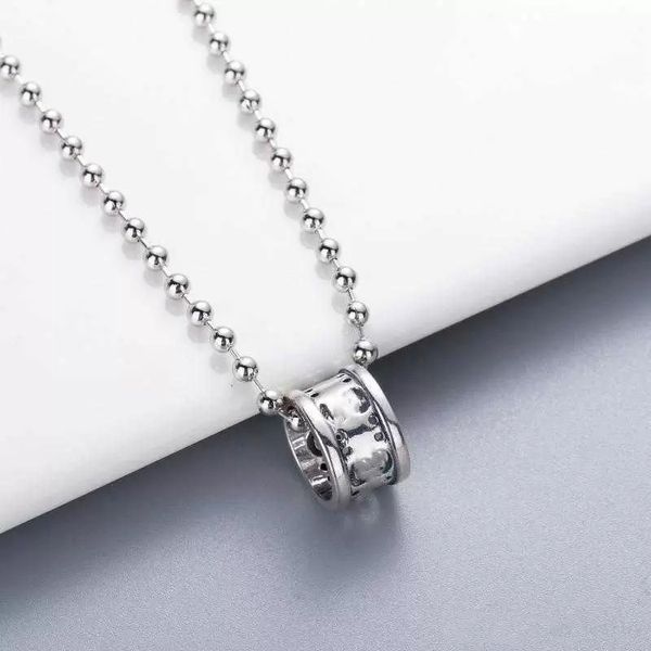 

selling necklace offer box silver plated round necklace fashion letter necklace for jewelry supply