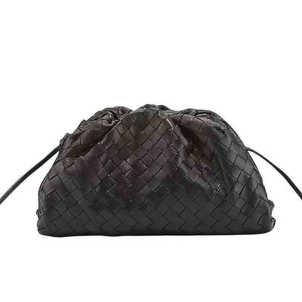 

luxurys venetas bottegas handbags factory bottage woven women's cowhide fashionable leather pleated foreign style one shoulder hand hol