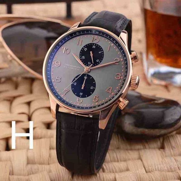 

lw watches men automatic mechanical self wind rose gold watch bronw blue leather steel sapphire glass sport imjr, Slivery;brown