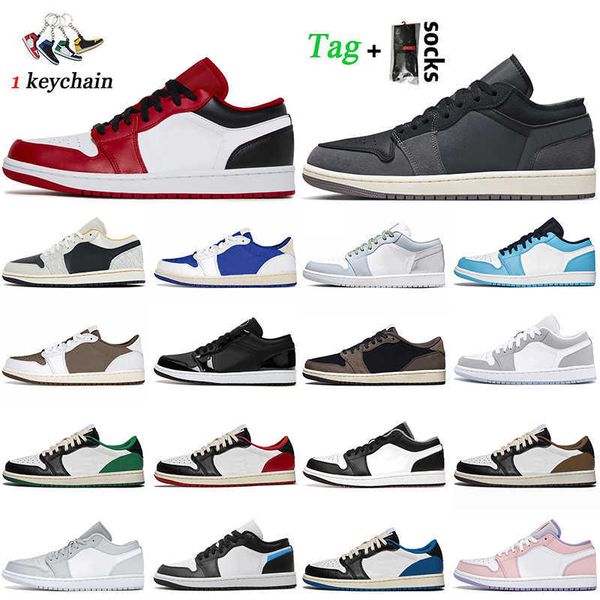 

low 1 1s basketball lightning shoes cactus jack craft inside out black toe tear away silver wolf grey women mens trainers unc olive panda