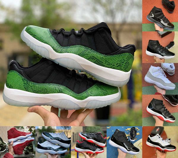 

jumpman 11 men women basketball shoes 11s jubilee 25th anniversary playoffs bred space jam mens sneakers concord 45 cap and gown platinum