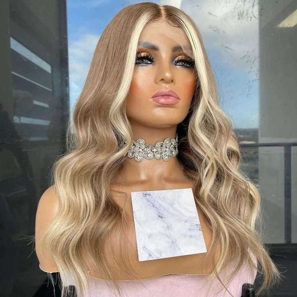 

headwear accessories 13x4 highlight blonde wig brazilian virgin human hair 13x6 hd lace front wigs for women