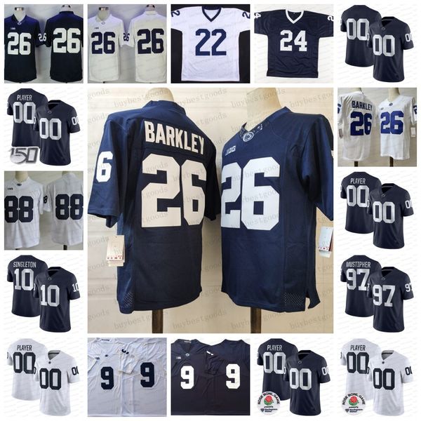 

football jerseys penn state nittany football sean clifford joey porter jr. singleton abdul carter pj mustipher drew allar nicholas singleton, Black;red