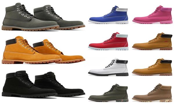 

winter boot designer shoes ankle men women platform boots martin shoe for cowboy yellow red blue black pink hiking size 36459231089