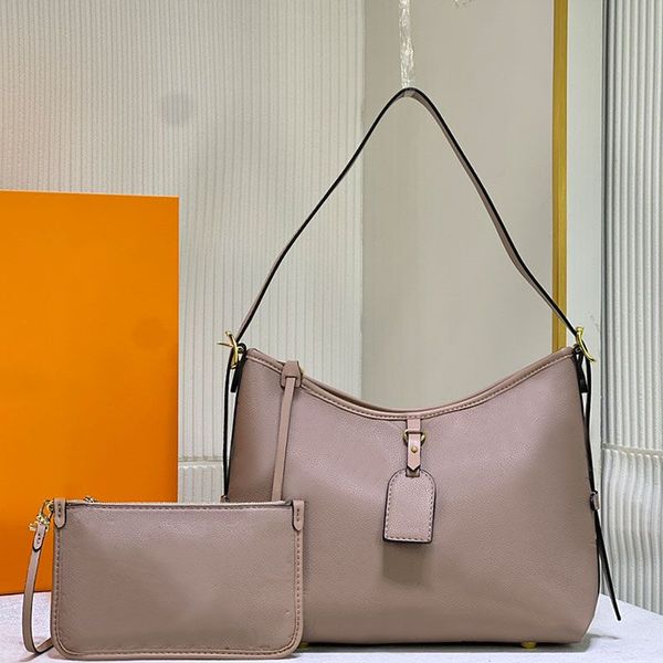 

womens shoulder bag embossed soft leather handbag crossbody purse lady hobo totes bags removable zipped pouch adjustable straplarge capacity