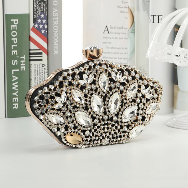 

evening bags luxury crystal banquet party clutches hand for women fashion fine wedding with chain shoulder crossbody 221128