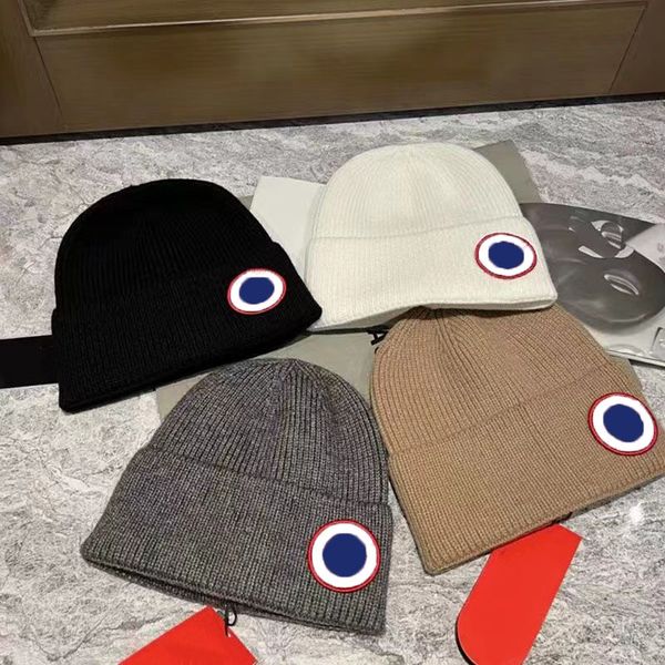 

designer knitted hat beanie round pattern skull hat men's and women's versatile woolen caps autumn winter fashion hats, Blue;gray
