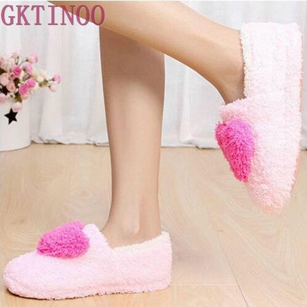 

slippers retail lovely ladies home floor soft women indoor slippers outsole cottonpadded shoes female cashmere warm casual shoes 221129, Black