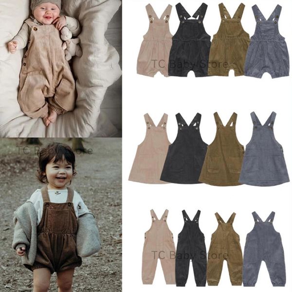 

down coat ks baby suspender skirt corduroy 22 autumn winter baby comfortable suspender shorts sress pant kids keep warm clothes 221128, Blue;gray