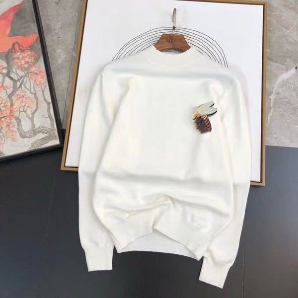 

designers men womens sweater hoodie senior christmas wool sweater leisure autumn winter omfortable turtleneck small round neck long, White;black