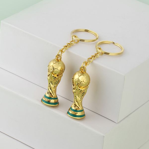 

collectable 2022 qatar hercules cup world cup trophy keychain soccer game souvenirs fan supplies