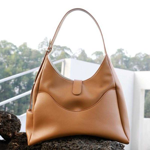 

bay evening bag underarm leather bag niche large commuter portable shoulder messenger women bags